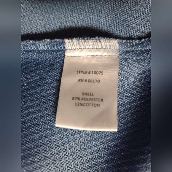 HUTCH BY ANTHROPOLOGIE HERRINGBONE BLUE LIPSTICK FIT AND FLARE SWING DRESS SZ M - Picture 12 of 15